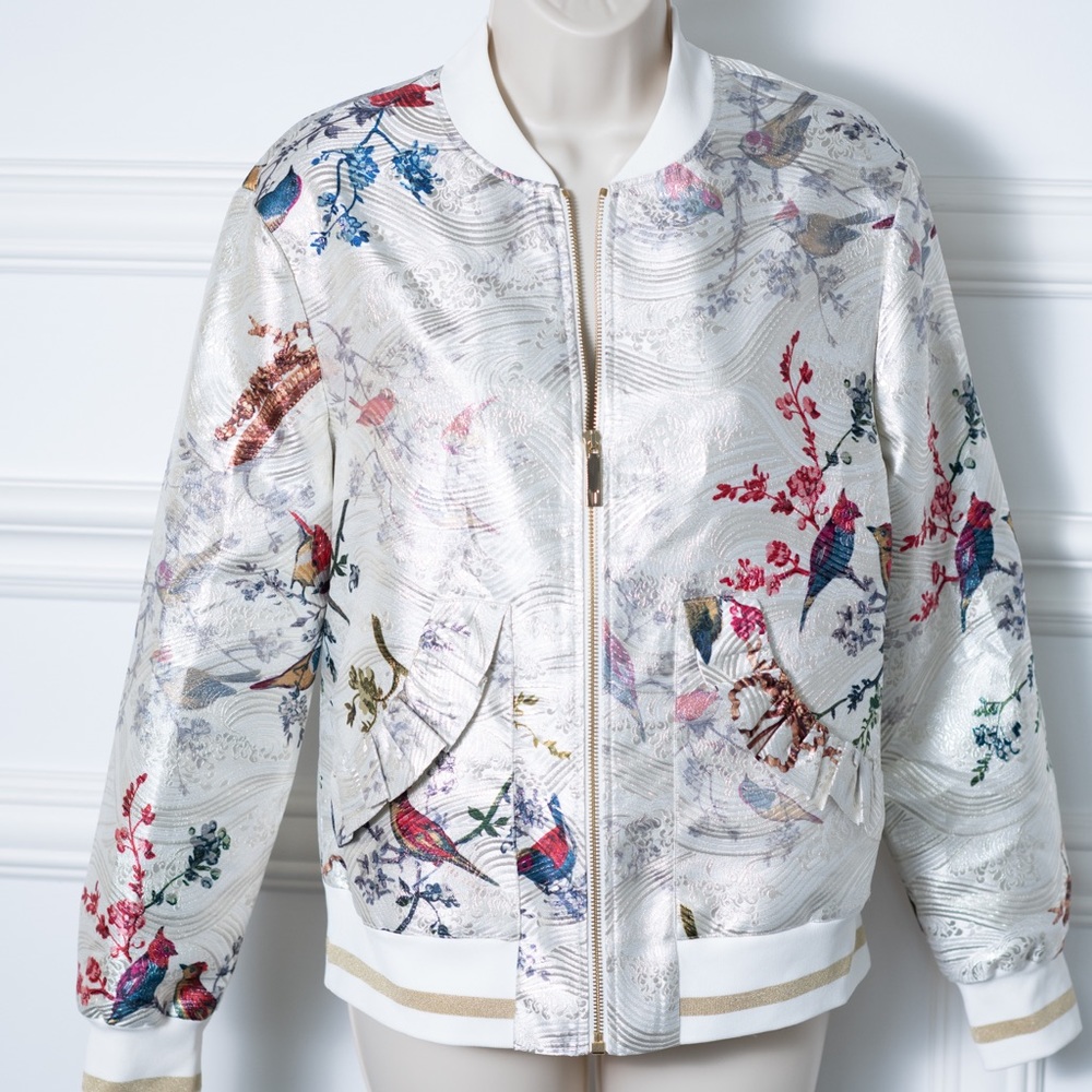 NWT Ted Baker bomber jacket, opulent, size 2